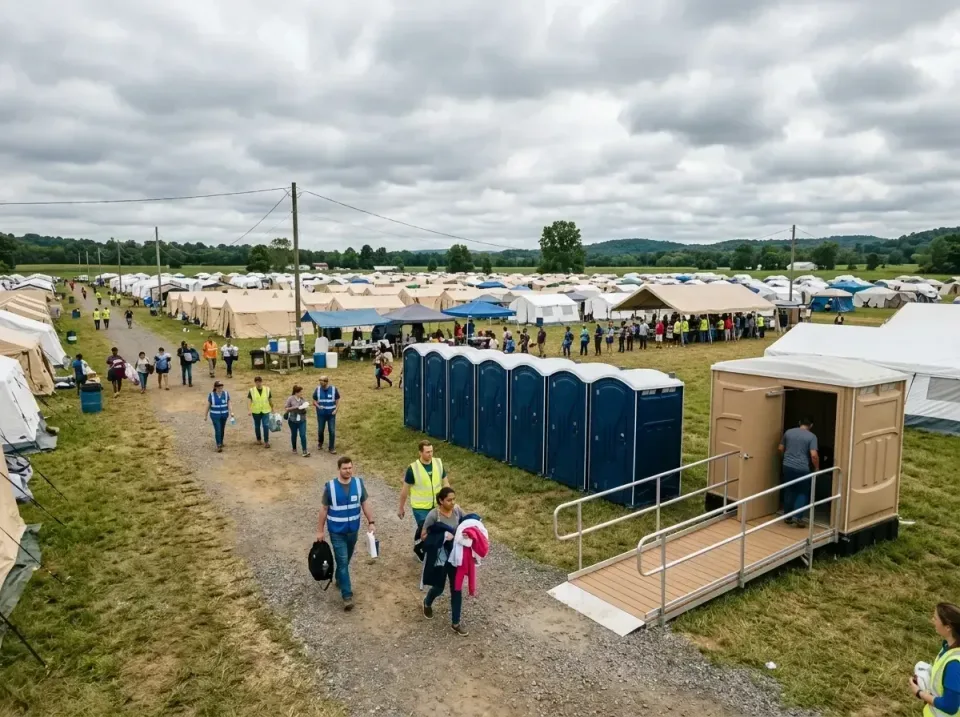 disaster-relief-camp-restrooms-010 — frequently asked questions, Dumpster & Portable Bathrooms Rental in Afton, WY